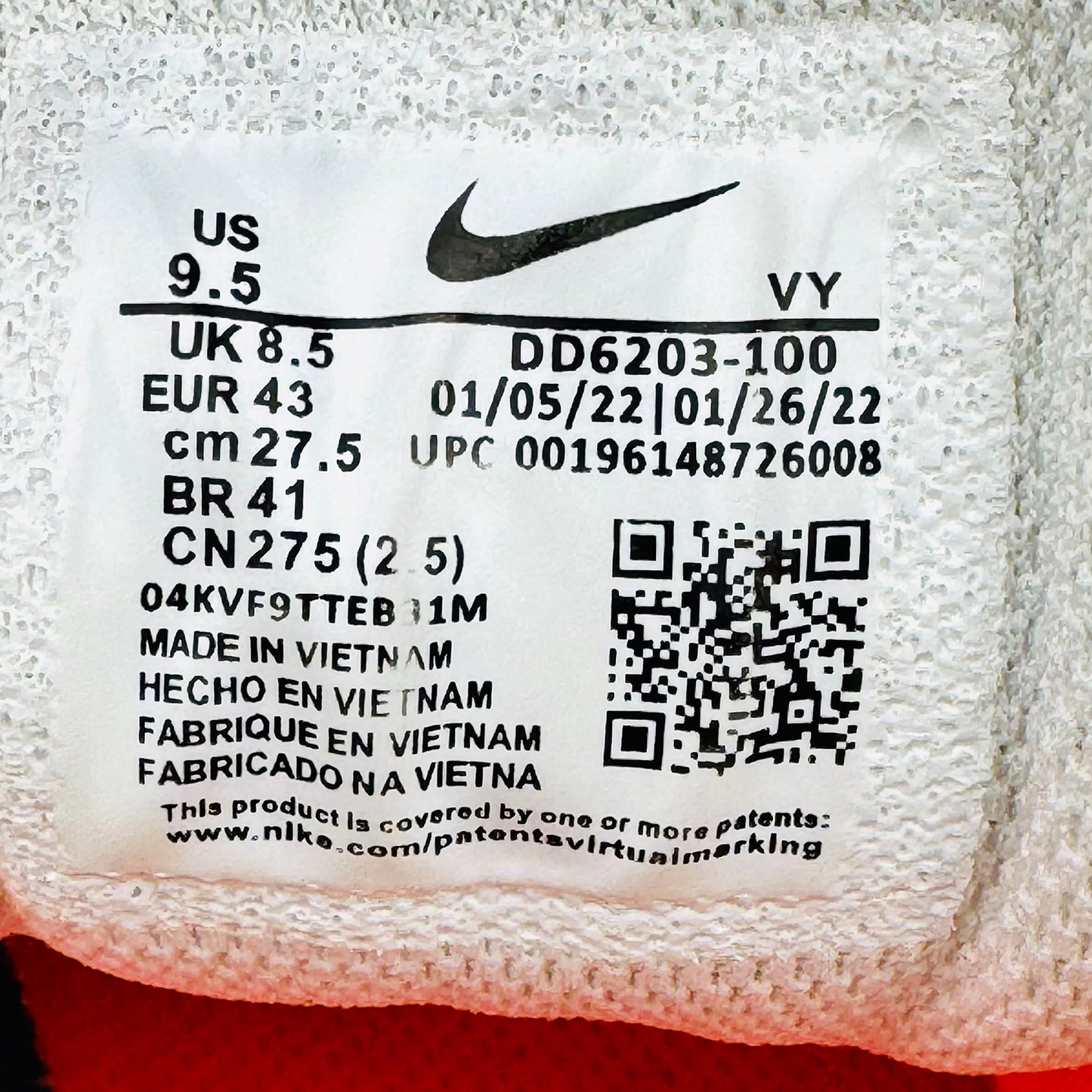 Nike Men's Air Winflo 9 Shoes (Size 43) - DD6203-100