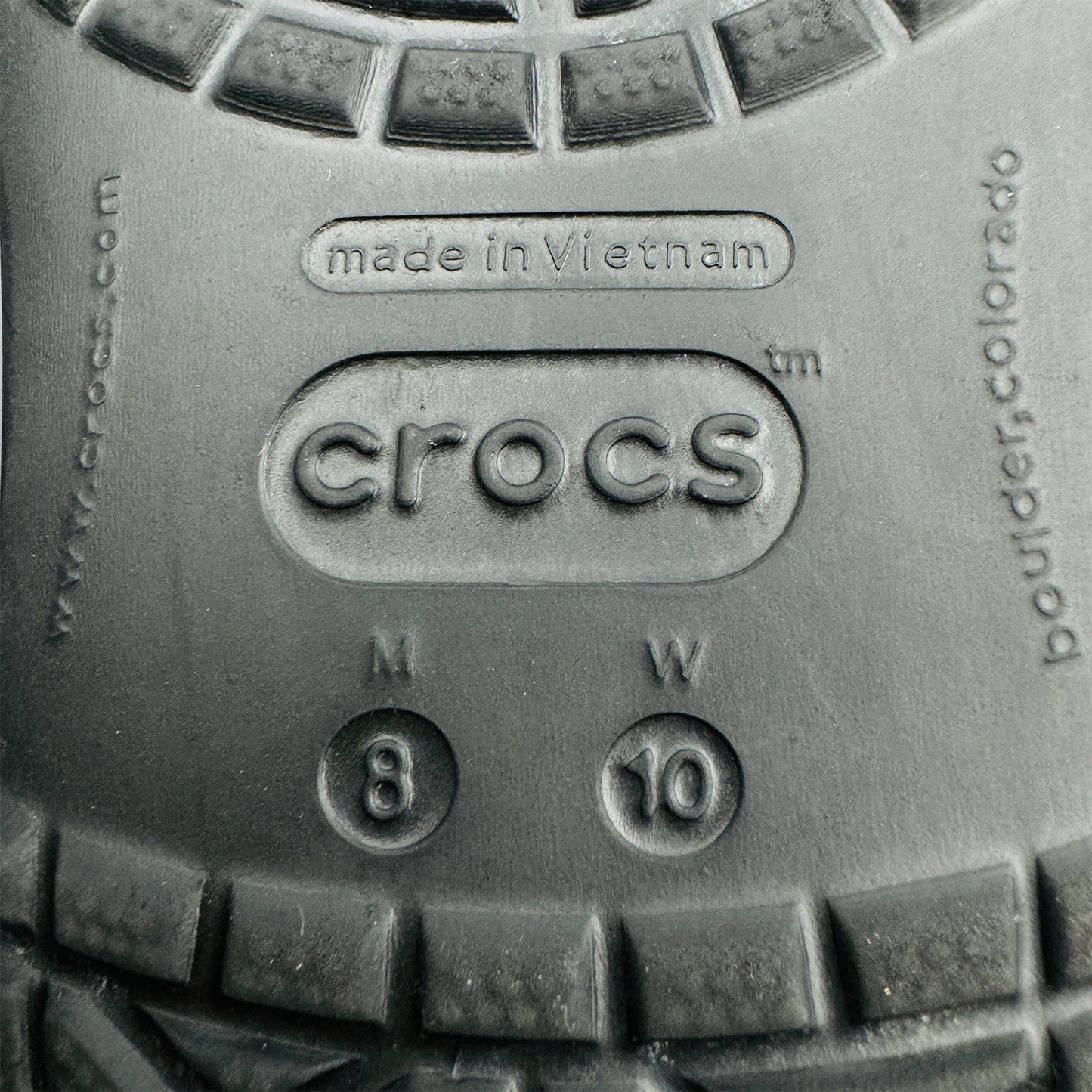 Crocs Crocband Black Clogs (Size 40/40.5) - 11016