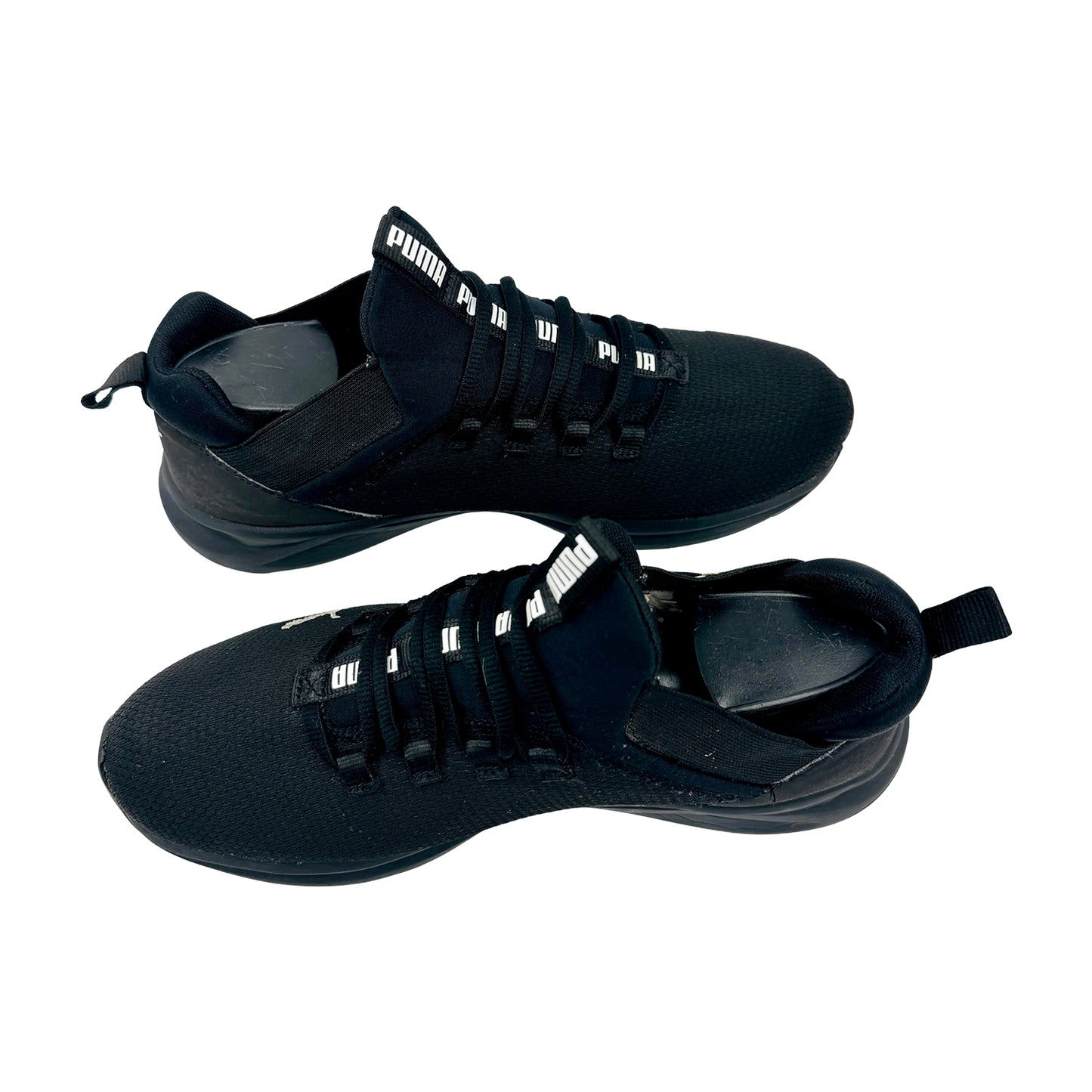 Puma Enzo 2 Clean 'Black White' Shoes (Size 42.5) - 377126-01
