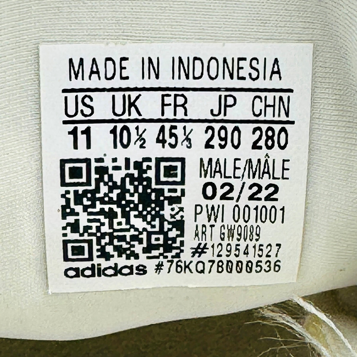 Adidas Supernova 2 Cloud White Shoes (Size 45.5) - GW9089