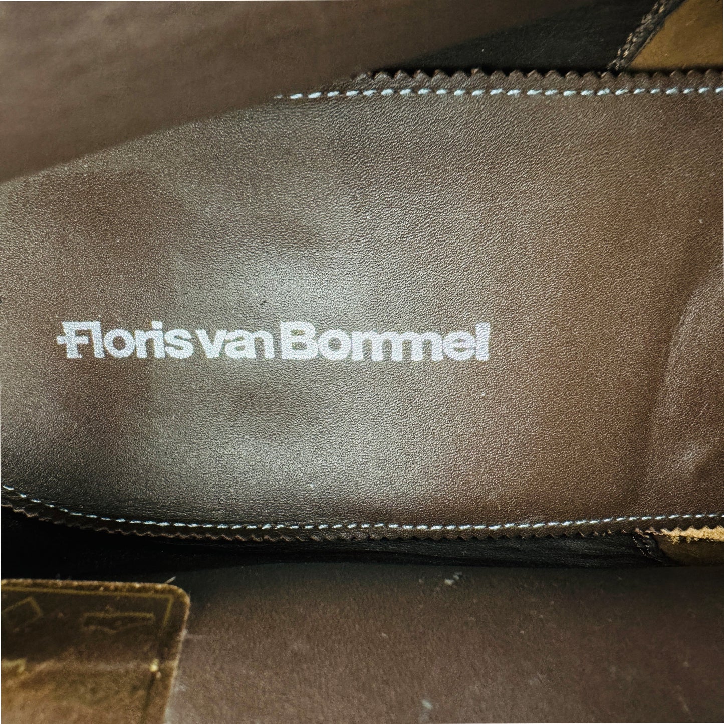 Floris van Bommel Men's Blue Snake Print Derby Shoes (Size 44)