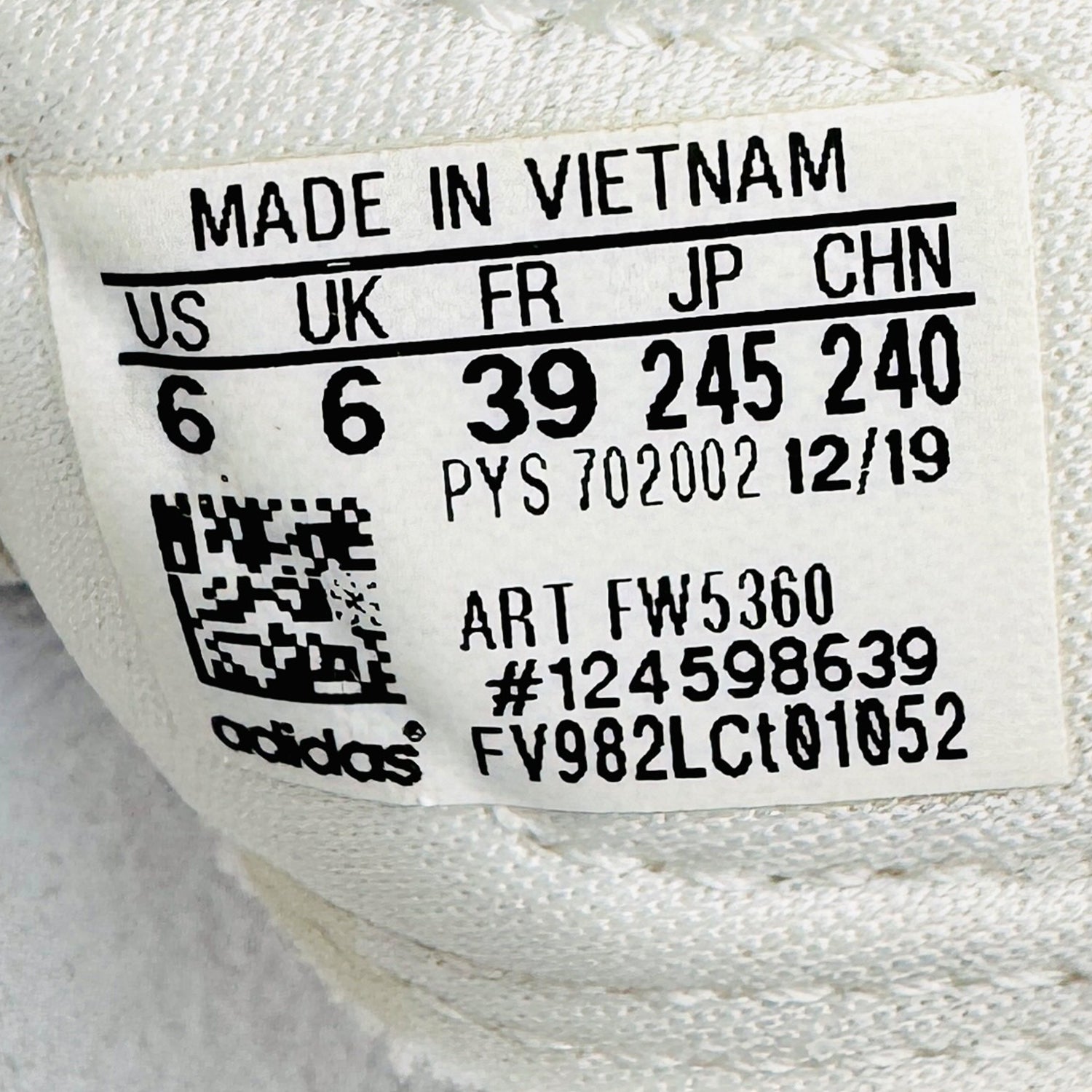 Inside Made, Size, Code printing image of Adidas Adilette Sport Comfort Sandals (Size 39) - FW5360