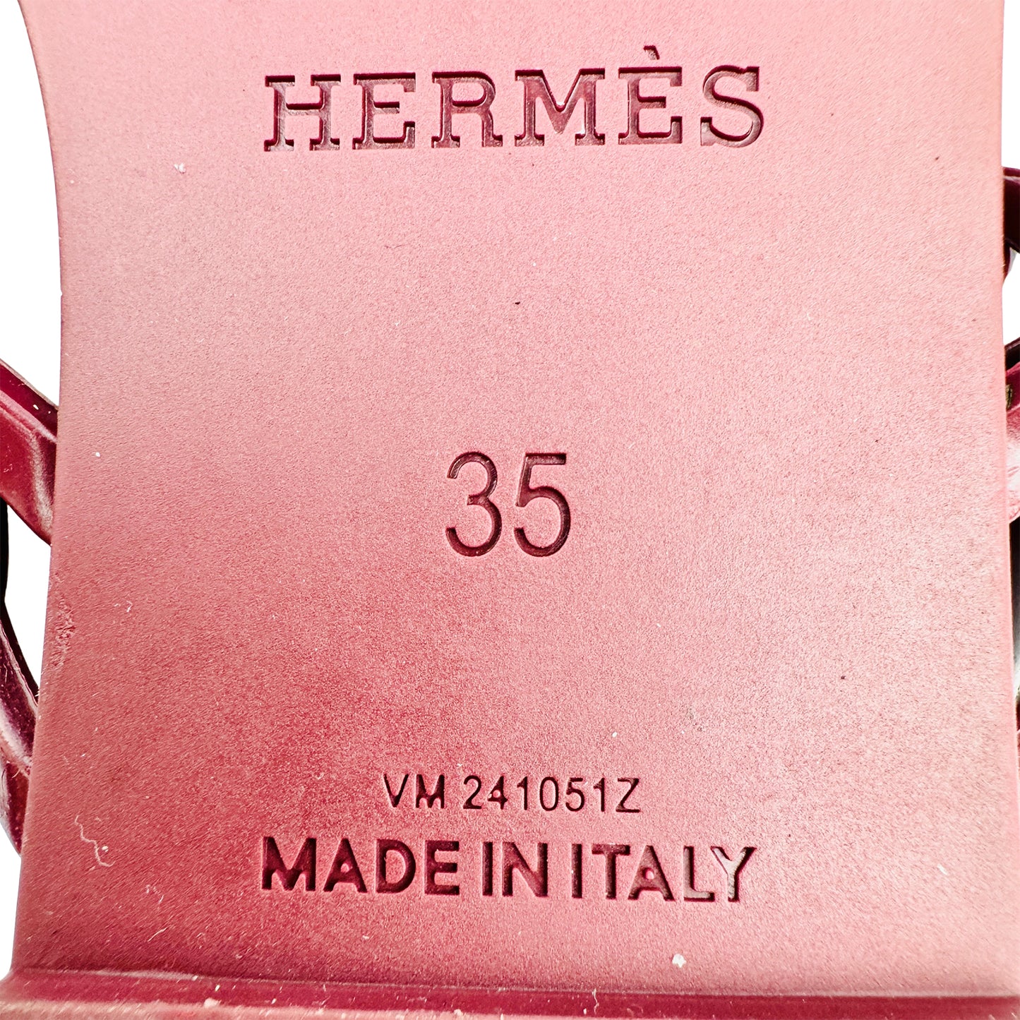 Hermès Women's Island 'Rough H' Sandal Slippers (Size 35)