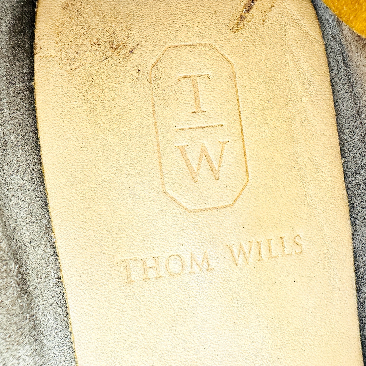 Thom Wills Men's Tan Suede Loafers (Size 42)