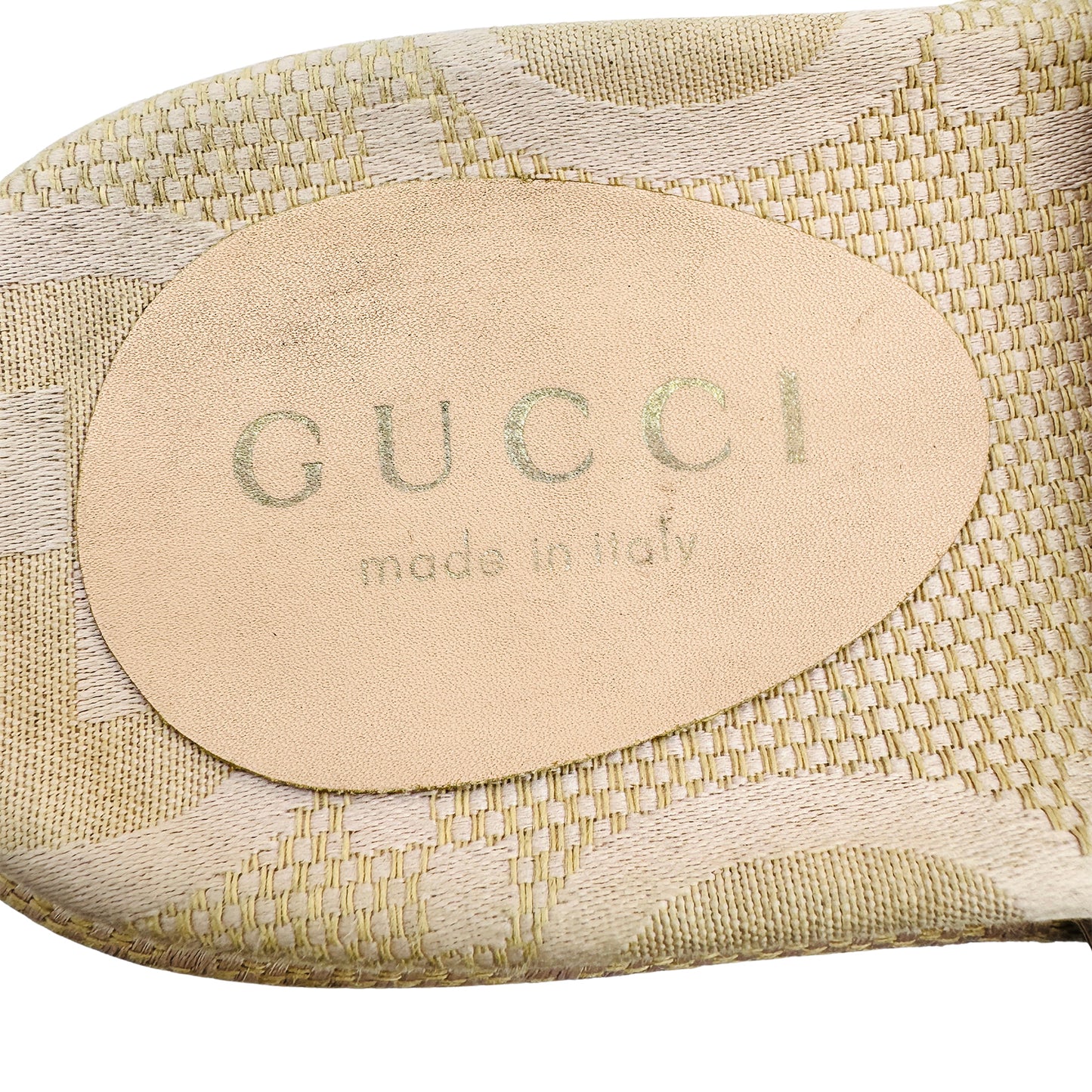 Gucci Angelina Jumbo GG Platform Sandal Slides (Size 40)