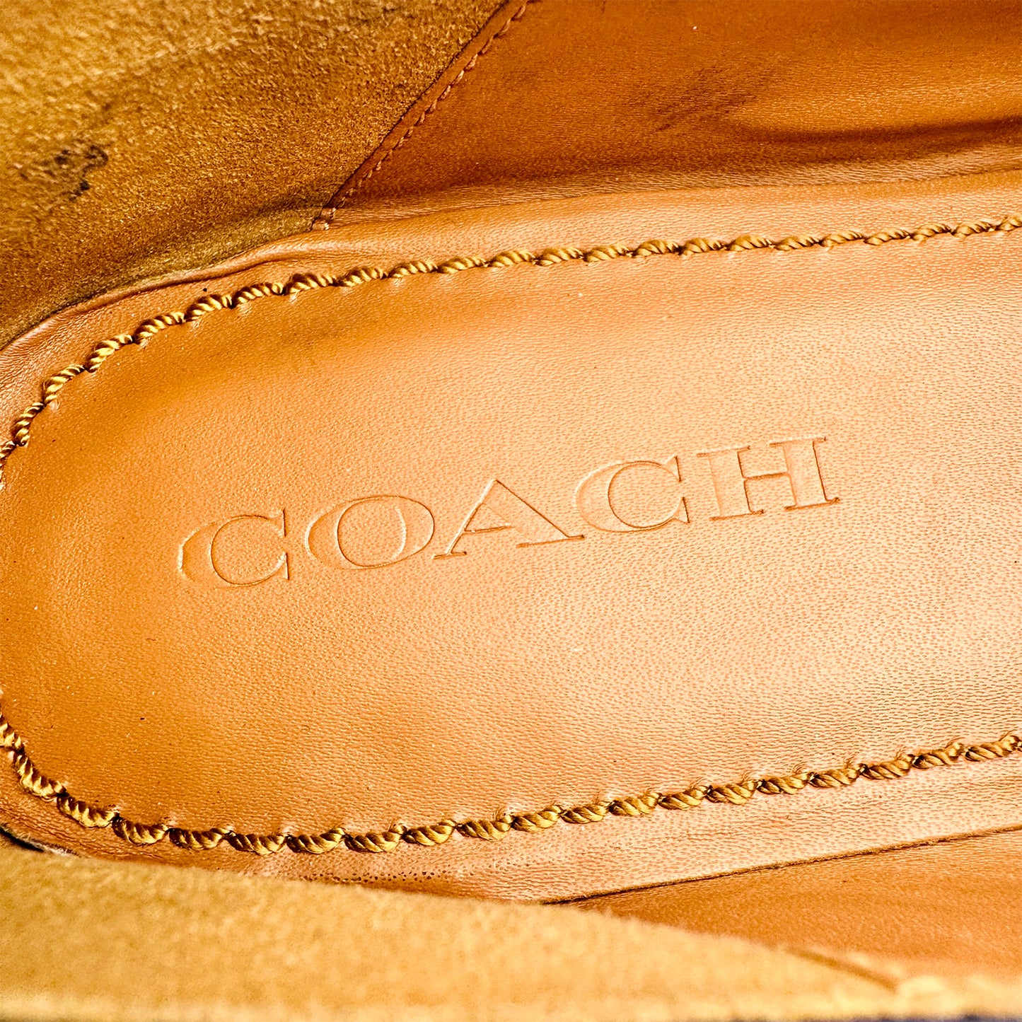 Coach Haley Gingham Print Loafers (Size 42) - FG3468