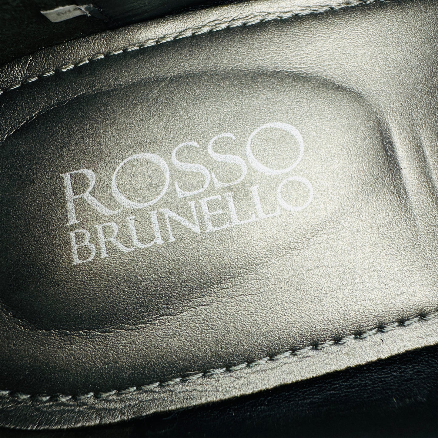 Rosso Brunello Black Leather Loafers (Size 40/40.5)