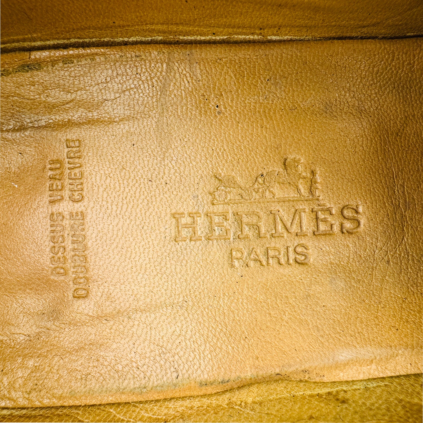 Hermès 'Burgundy' Leather Loafers (Size 40/40.5)