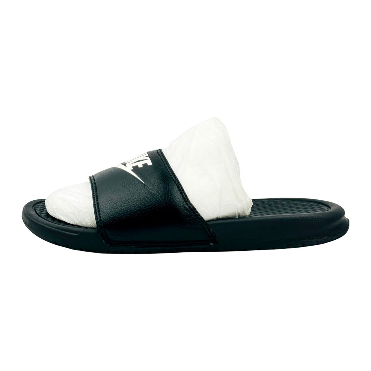 Nike Benassi JDI 'Black White' Slides (Size 40) - 343880-090