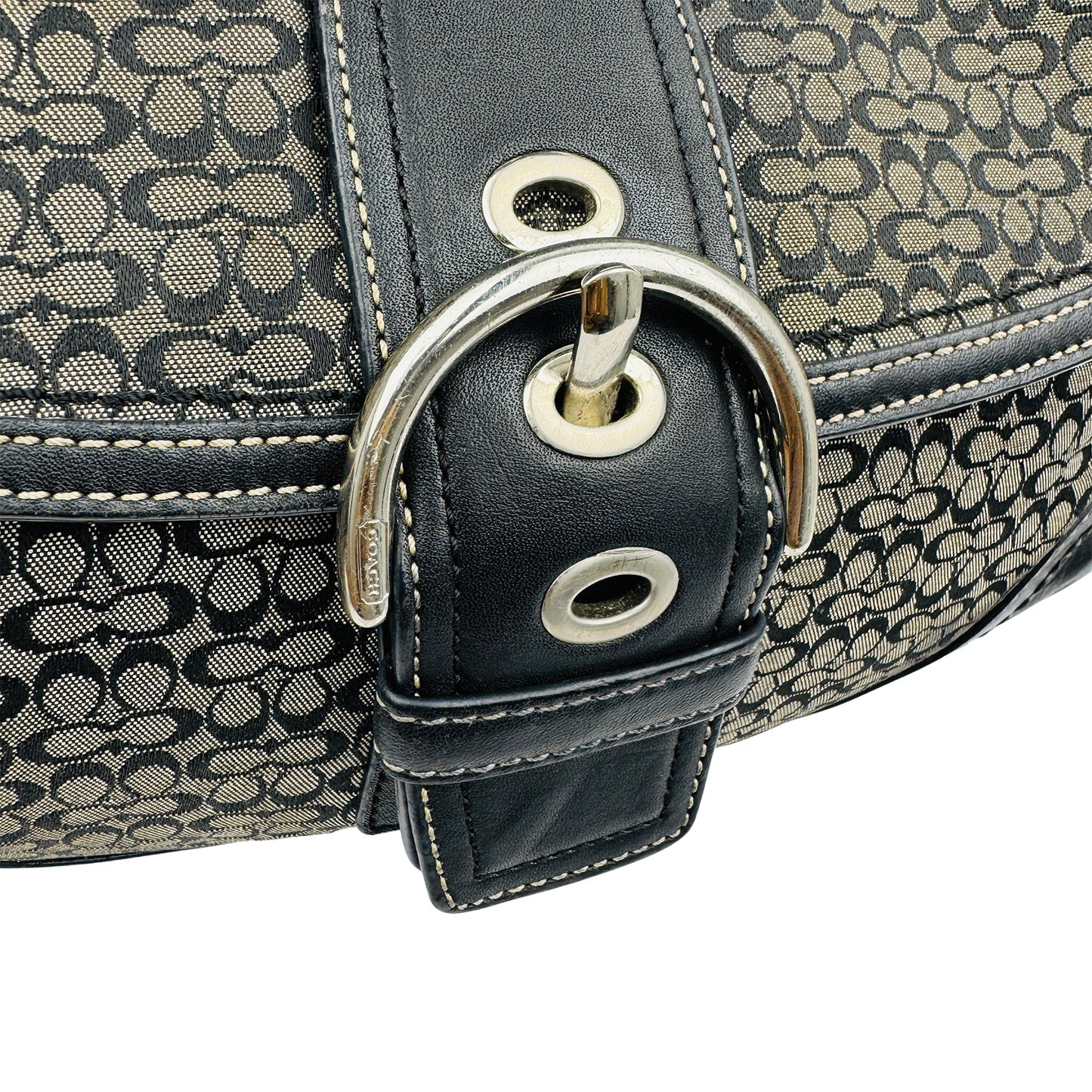 Coach Soho Signature Buckle Flap Shoulder Bag