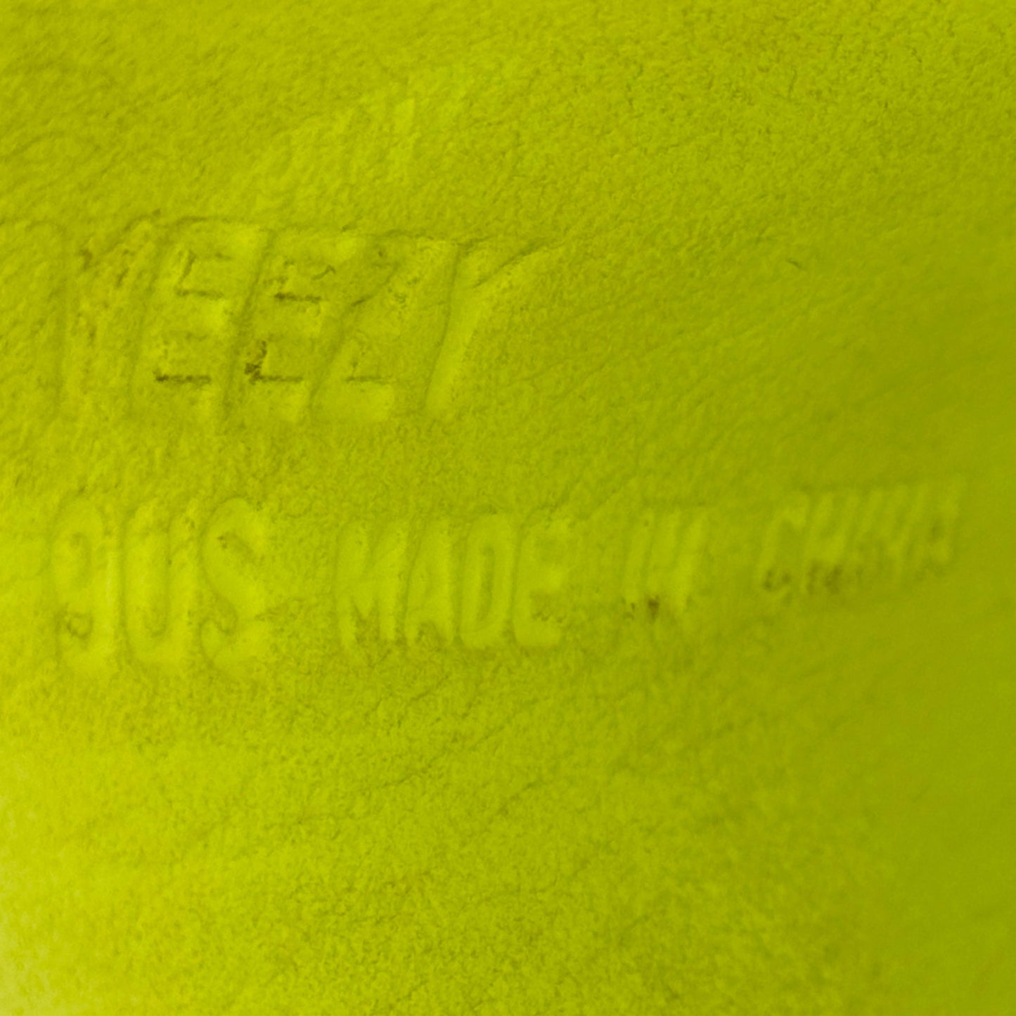 Adidas Yeezy 'Glow Green' Slides (Size 42/42.5) - GX6138