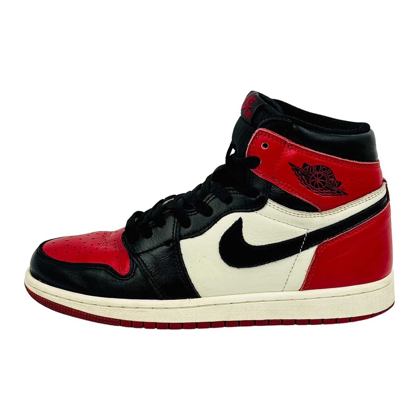 Nike Air Jordan 1 Retro High OG 'Bred Toe' Sneakers (Size 40) - 555088-610