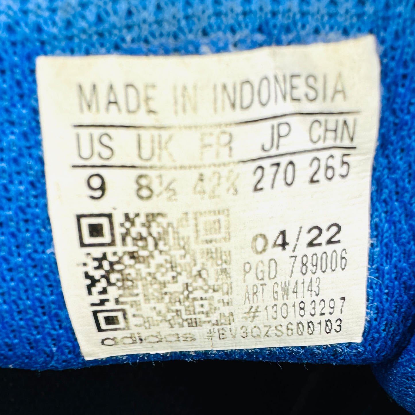 Adidas Galaxy 6 'Royal Blue' Shoes (Size 42.5) - GW4143