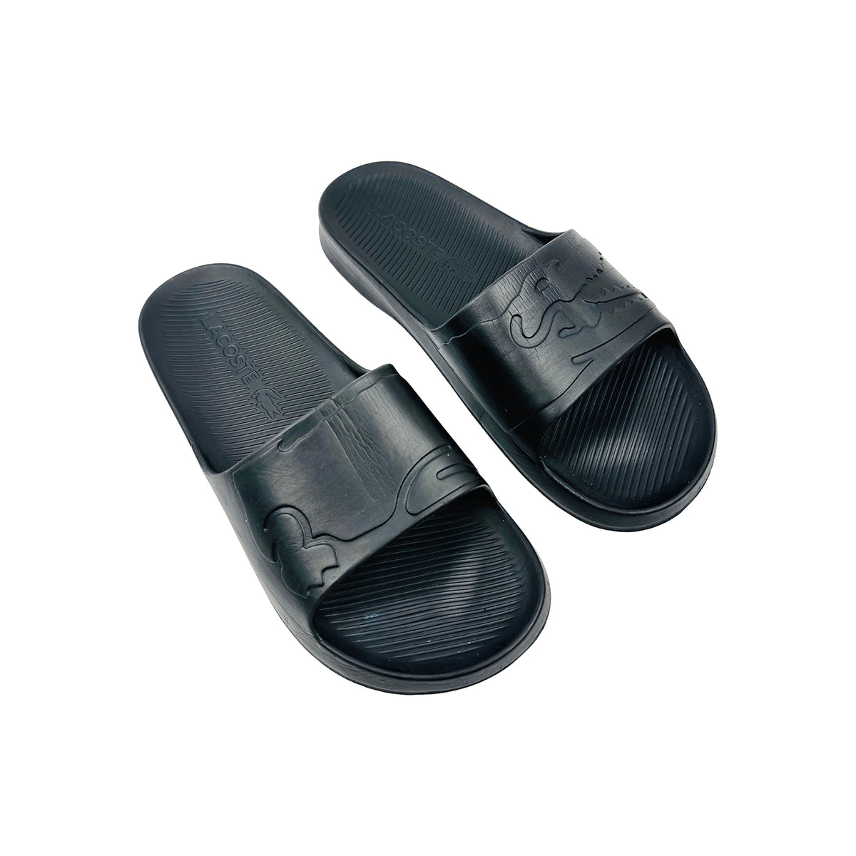 Lacoste Croco 2.0 Black Slides (Size 41) - 43CMA0018-02H
