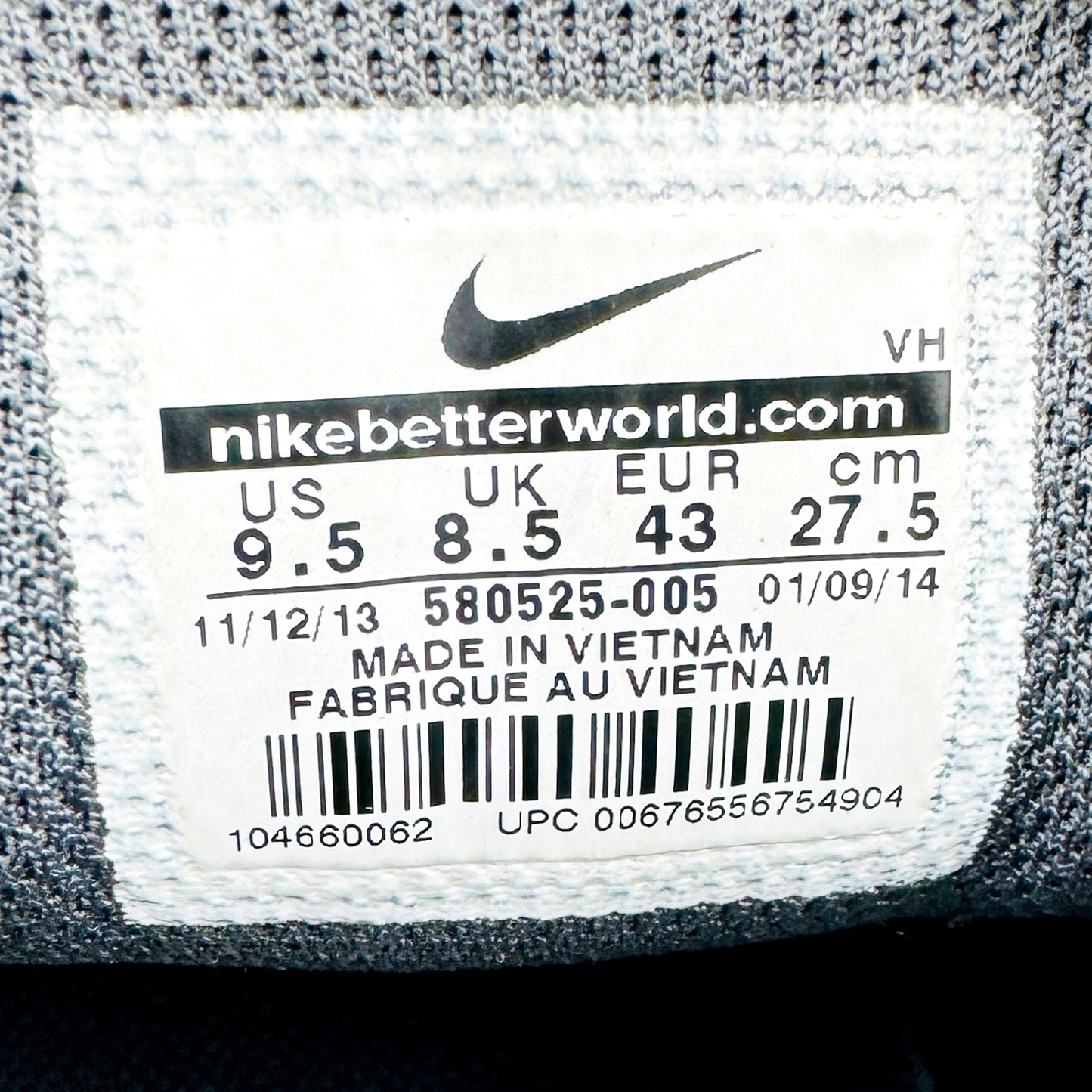 Nike Men's Dart 10 Shoes (Size 43) - 580525-005