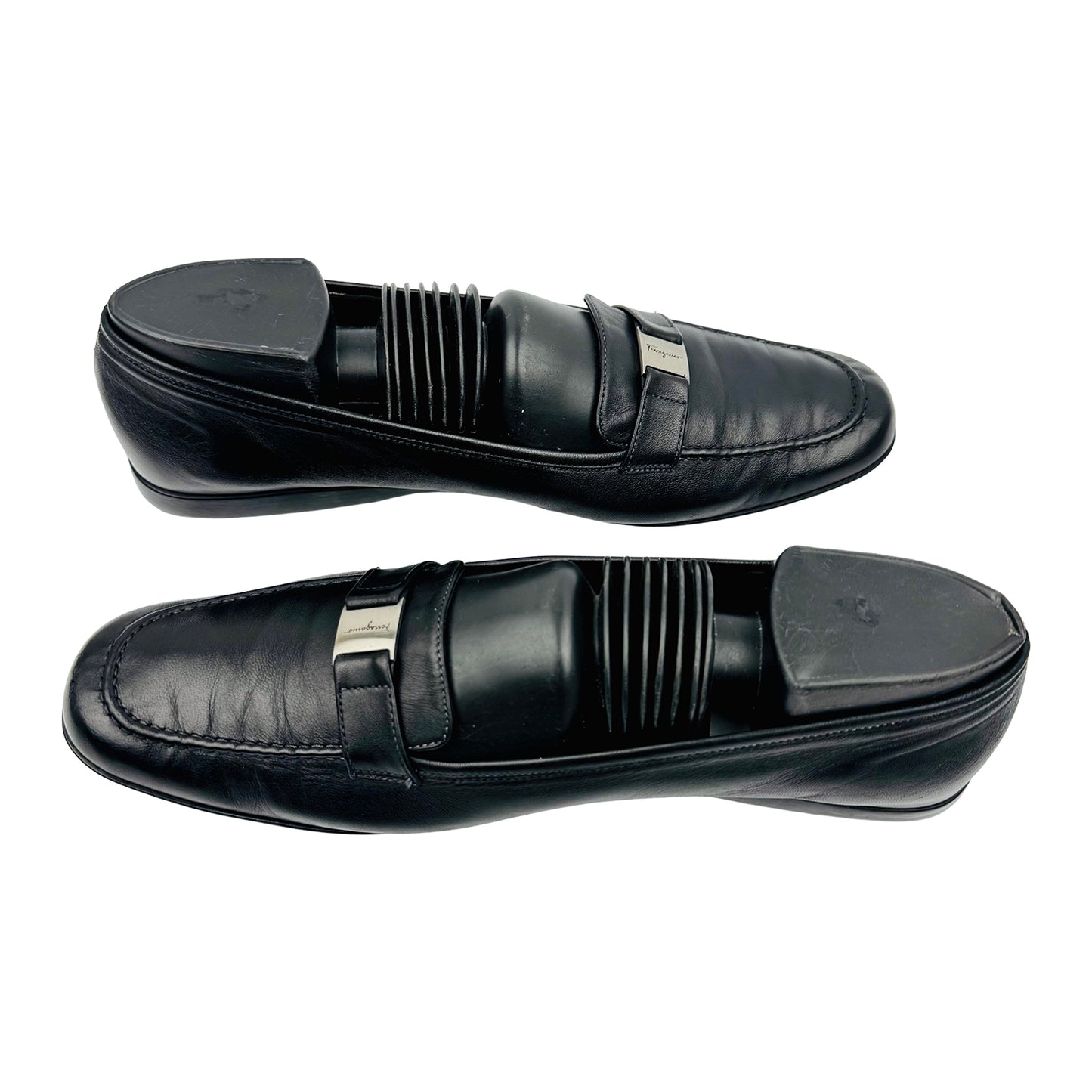 Salvatore Ferragamo Women's Black Italian Loafer (Size 39/39.5)