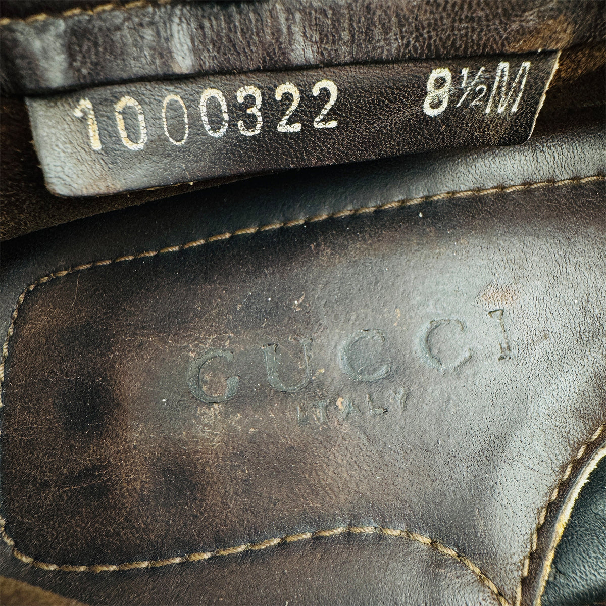 Gucci Dark Brown Leather Horsebit Driving Loafers (Size 39)