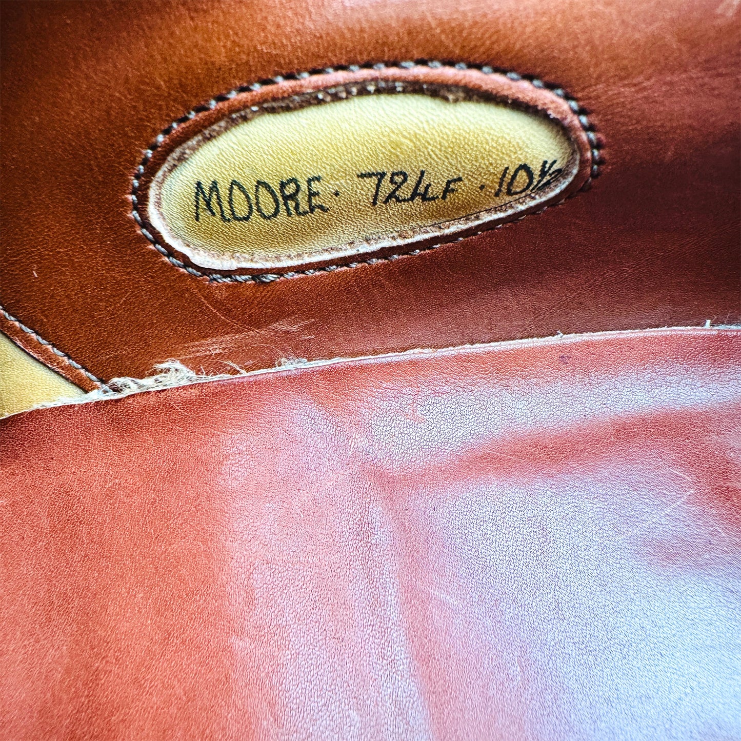 Alfred Sargent Moore 'Reddish Brown' Oxford Shoes (Size 44)