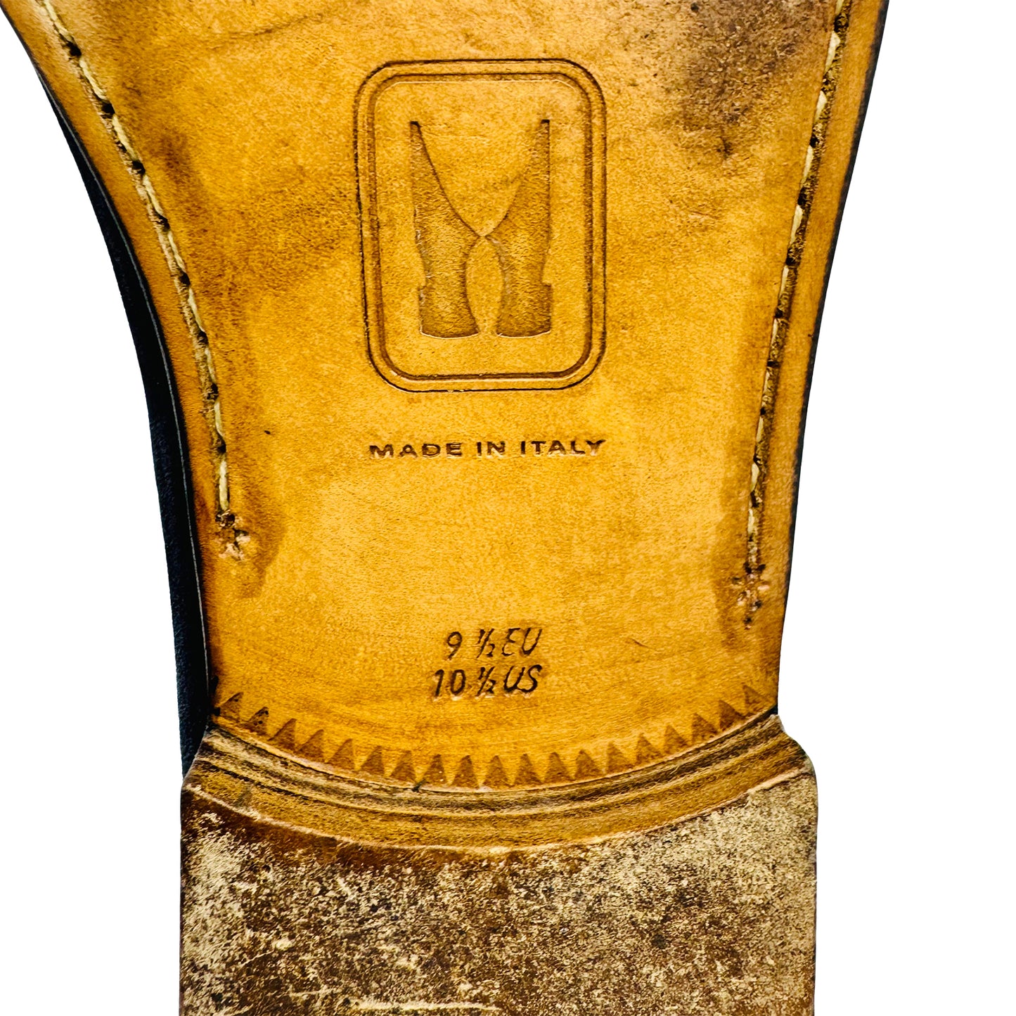 Moreschi Men's Baku Blue Suede Loafer (Size 43.5)