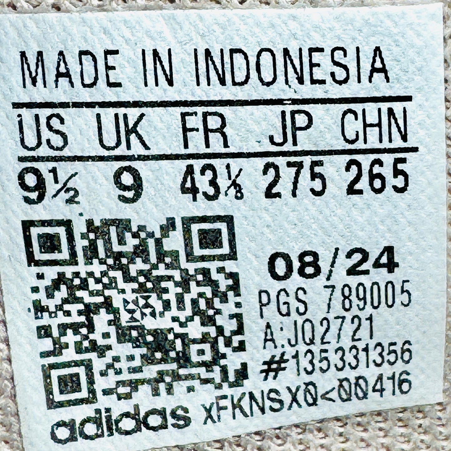 Adidas Grand Court Base 00s Sneakers (Size 43.5) - JQ2721