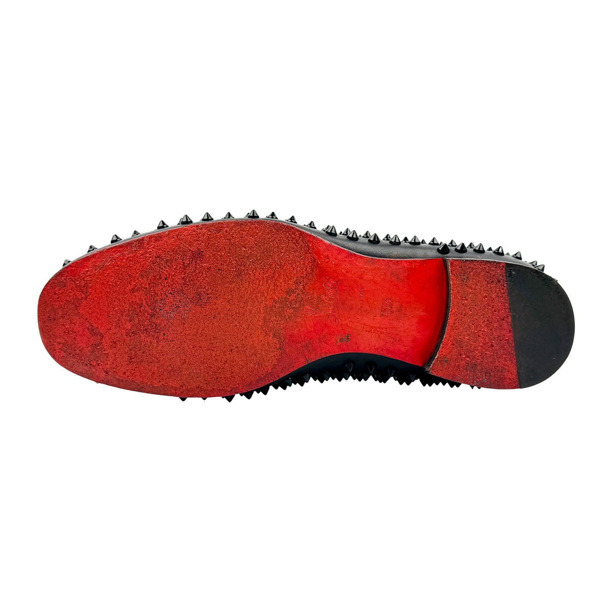 Christian Louboutin Black Dandelion Spikes Loafers (Size 41.5/42)