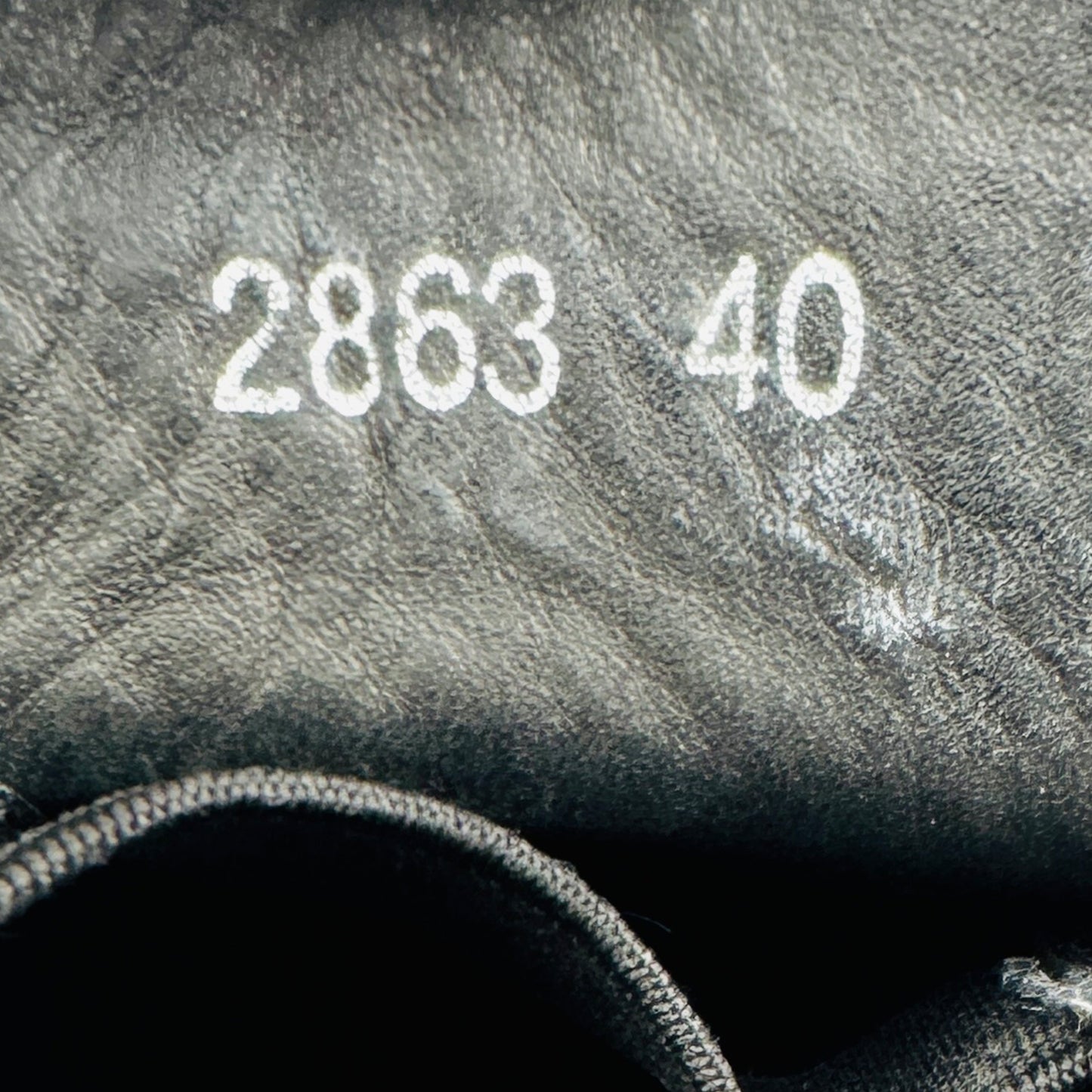 Prada Black Brushed Leather Loafers (Size 40/40.5)