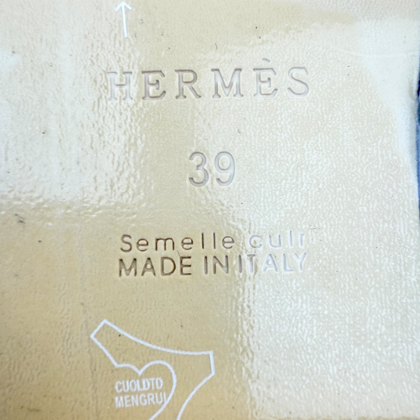 Hermès Women's Oran Purple Sandal Slippers (Size 39)
