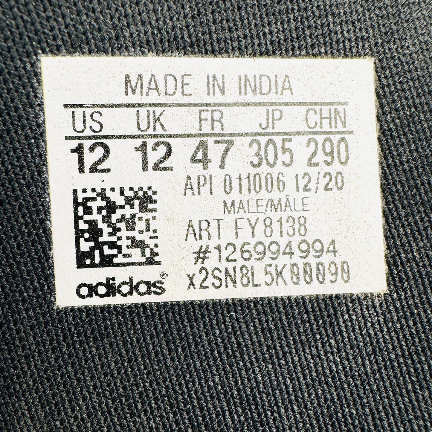 Adidas Men's Adilette Comfort Adjustable Slides (Size 47) - FY8138