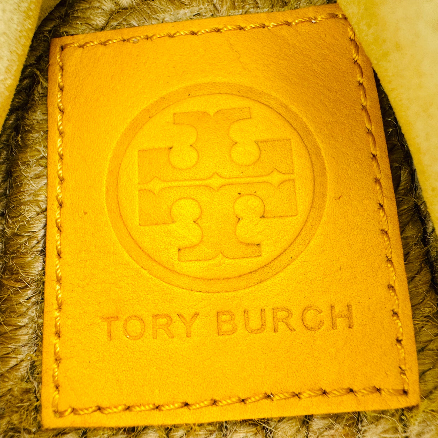 Tory Burch Gingham Espadrille Shoes (Size 40)