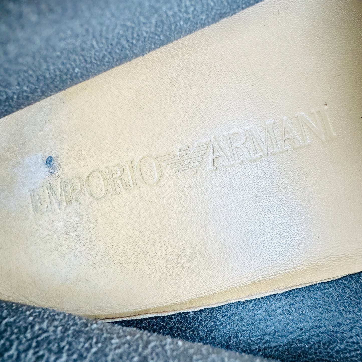 Emporio Armani Taupe Desert Chukka Boots (Size 42)
