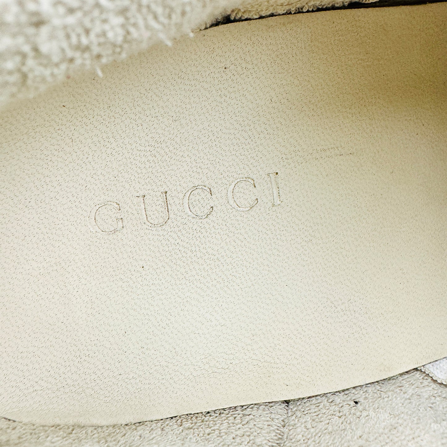 Gucci Screener Beige Sneakers (Size 42.5)