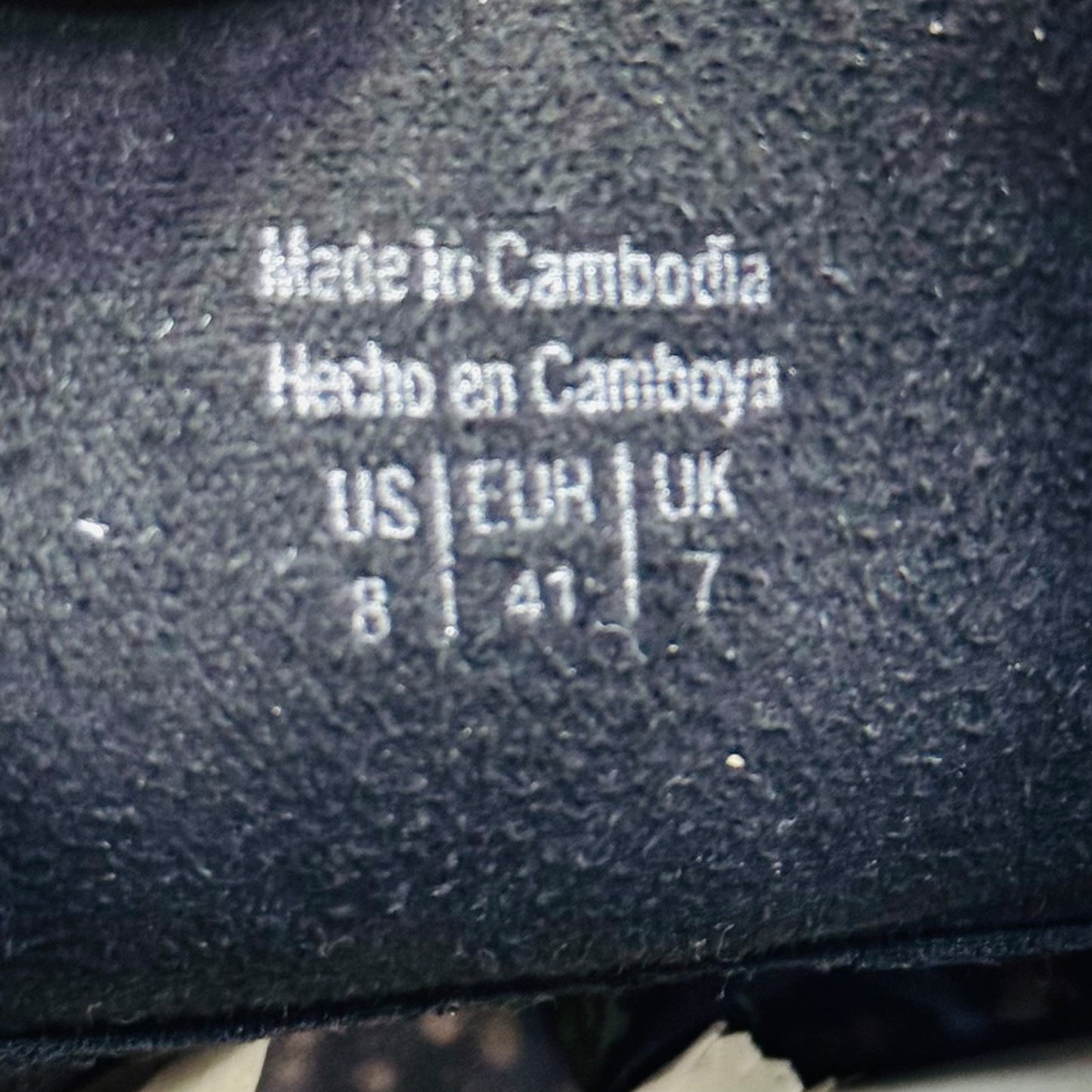 Aldo Men's Chunky Leather Black Brogue Shoes (Size 41/41.5)