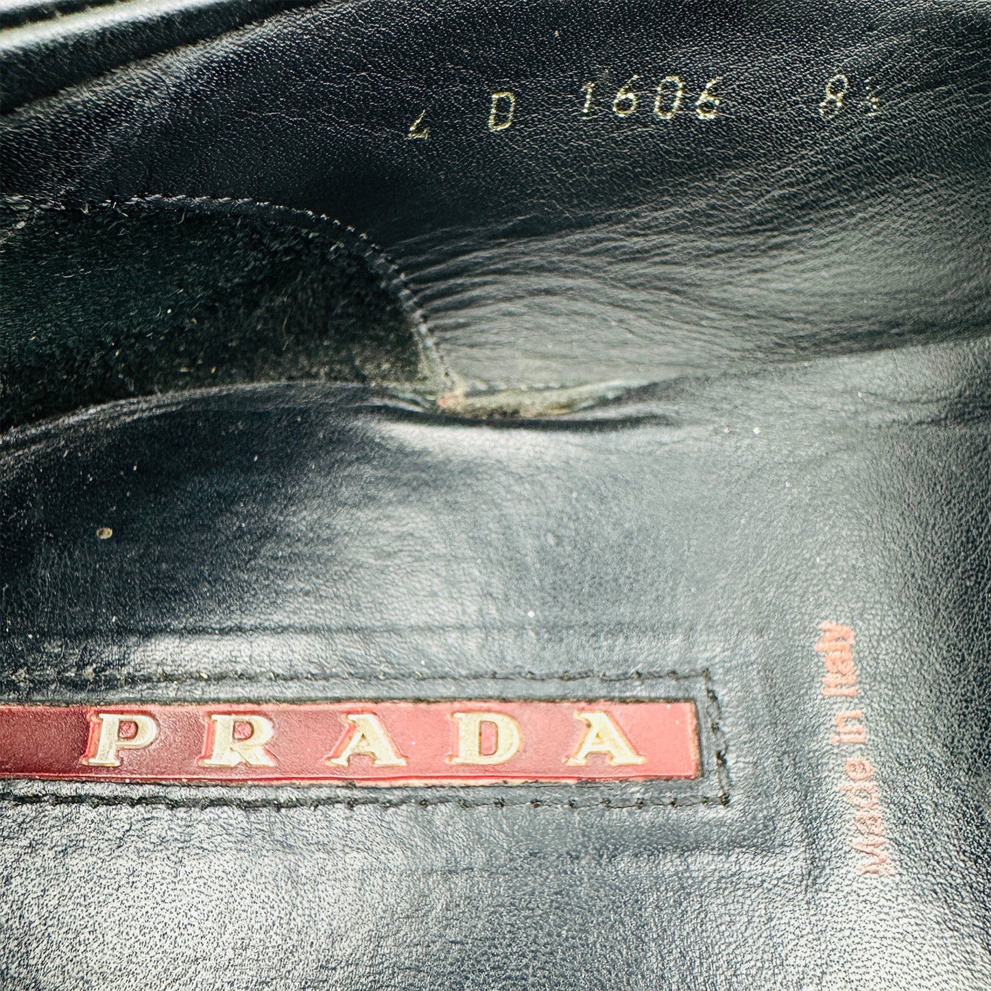 Prada Men's Black Leather Italian Loafers (Size 42.5)