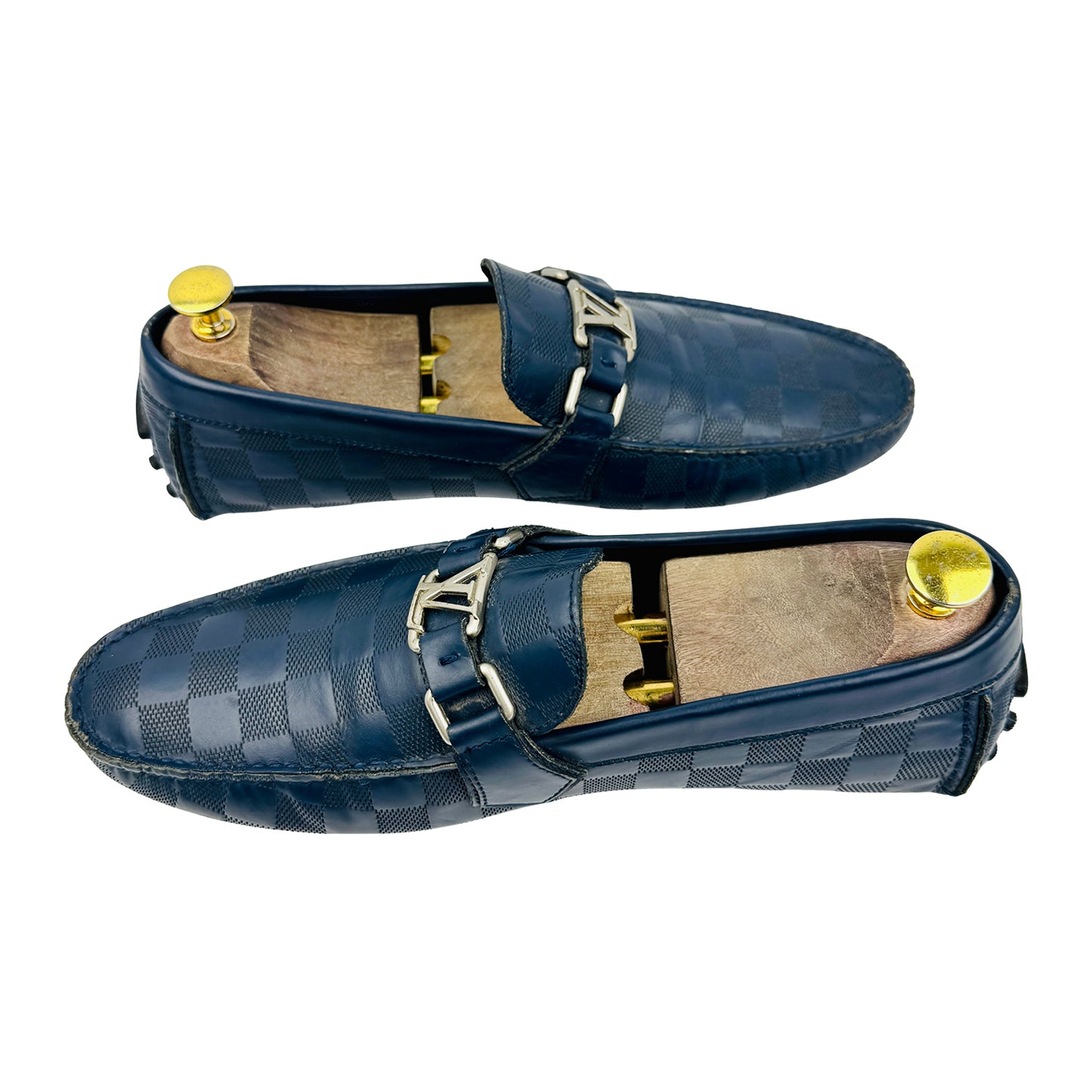 Louis Vuitton Men's Hockenheim Blue Loafers (Size 42)