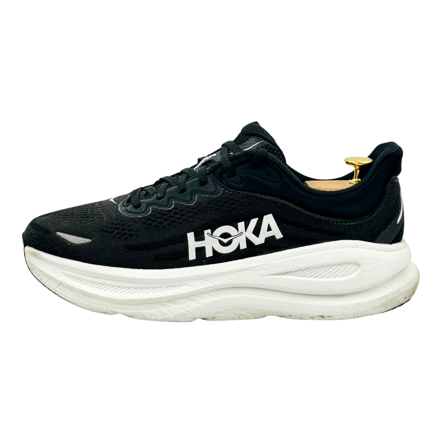 Hoka Bondi 9 Shoes (Size 41.5) - 1162011-BWHT