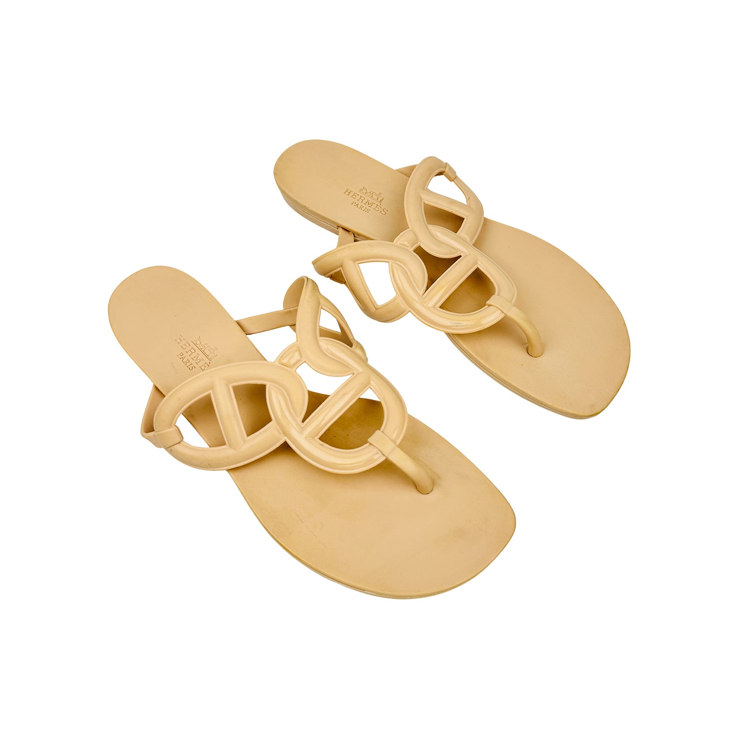 Hermès Egerie Beige Sandal Slippers (Size 41)