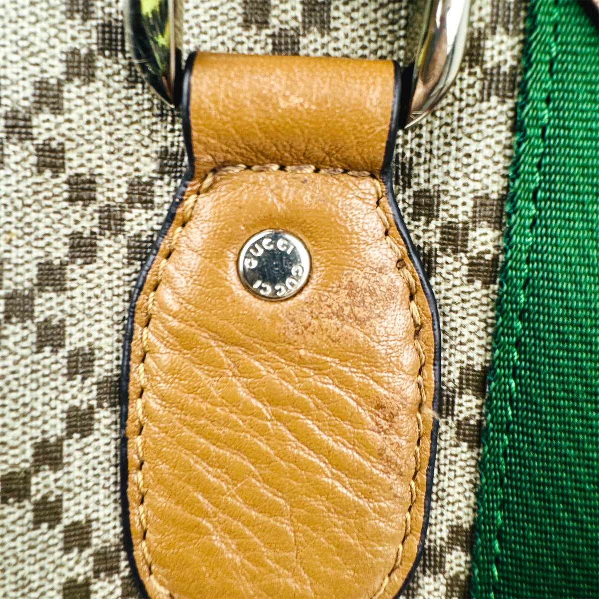 Gucci GG Supreme Web Diamante Weekender Bag