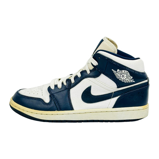 Nike Air Jordan 1 Mid 'Midnight Navy' Sneakers (Size 40) - 554724-174