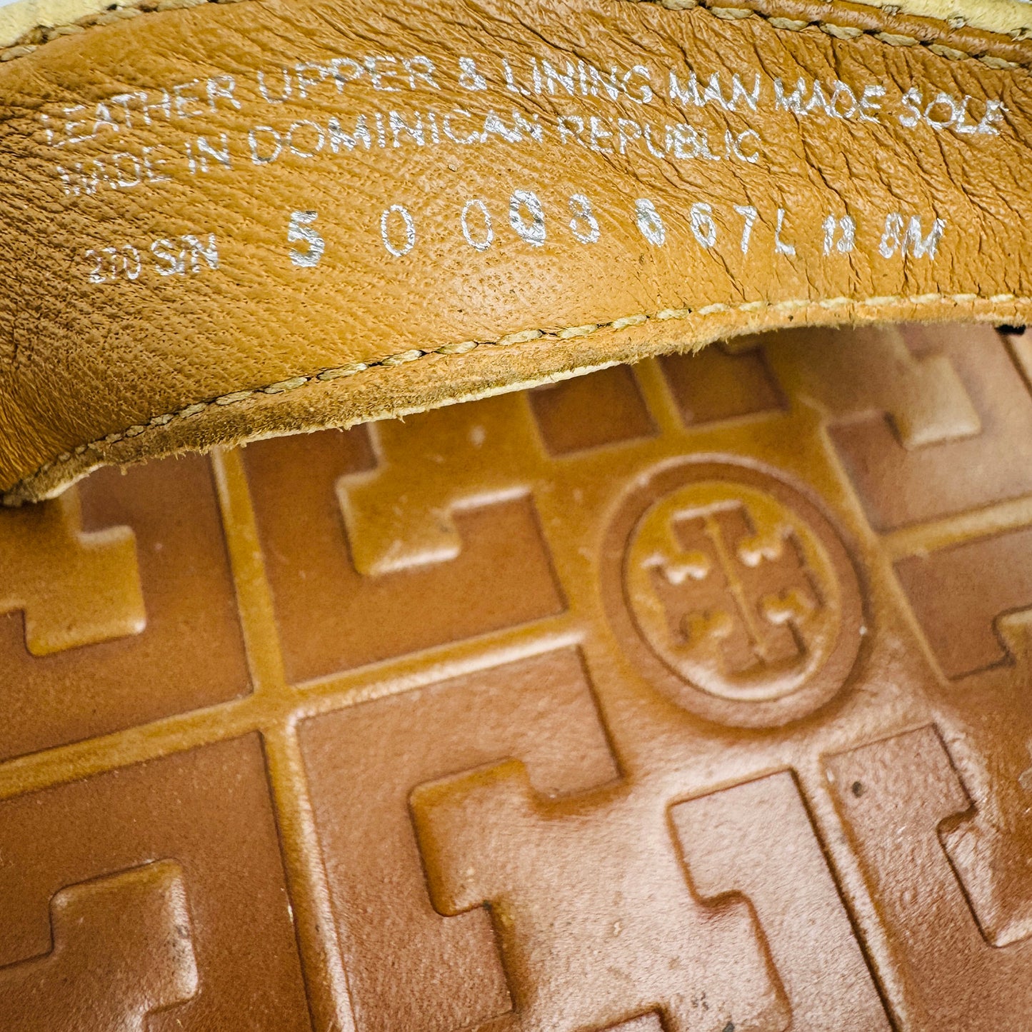 Tory Burch Women's 'Beige Brown' Flip Flops (Size 38)