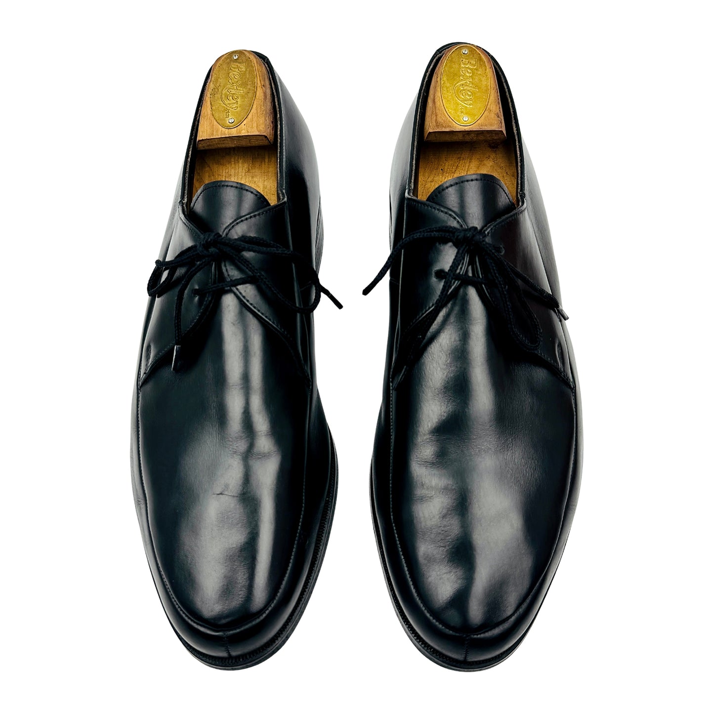 Bally Black Leather Swiss Made Derby Shoes (Size 42)