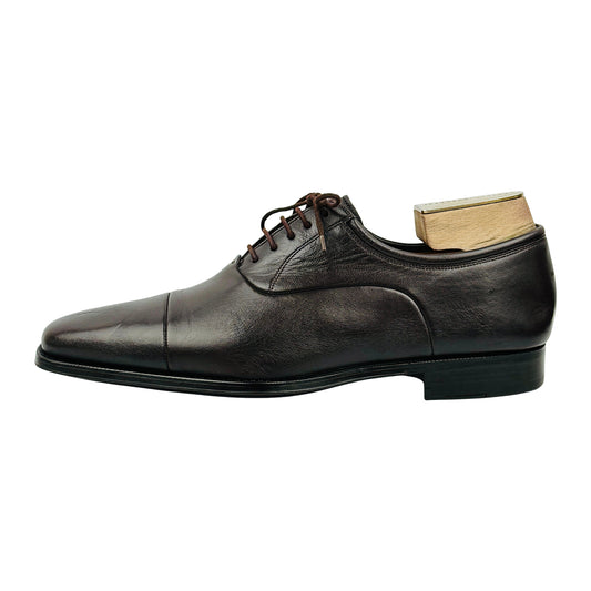 Magnanni Federico Dark Brown Oxford Shoes (Size 43) - 12654