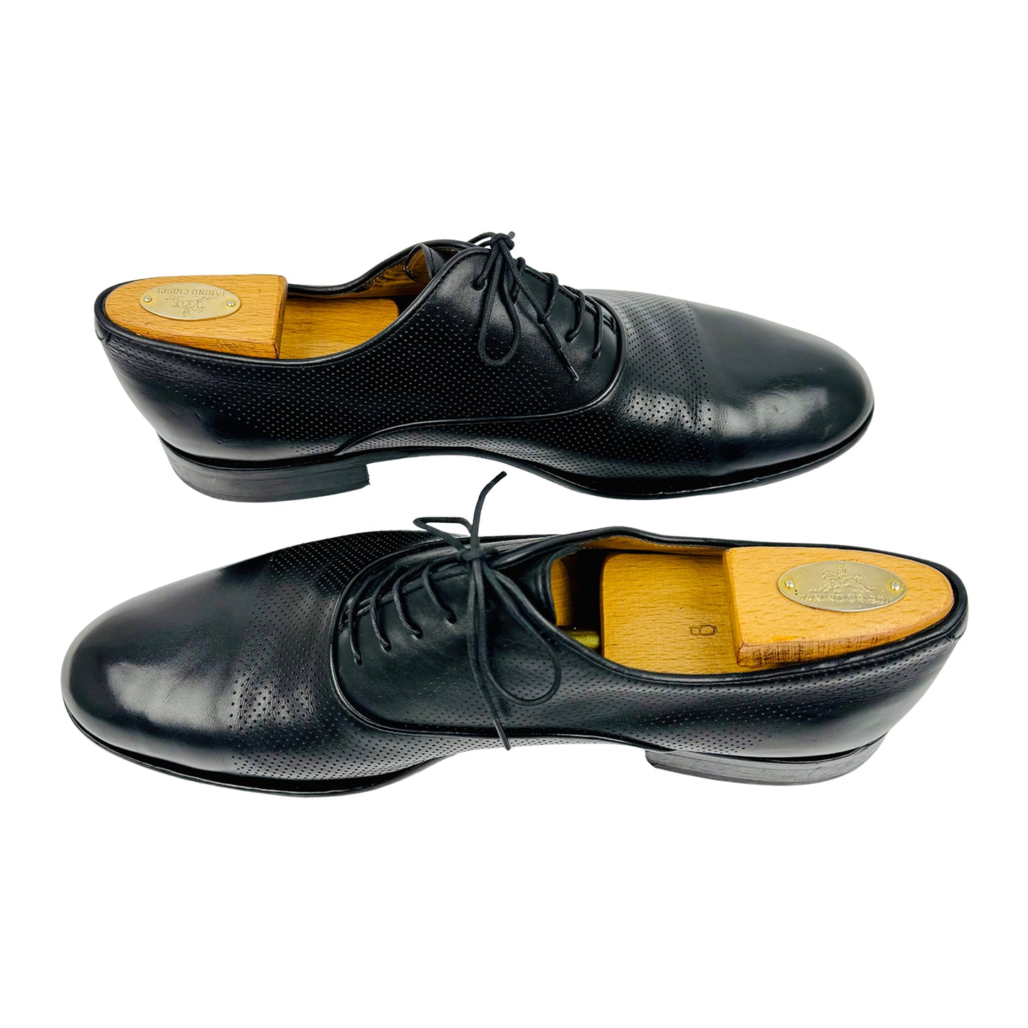 Hugo Boss Men's Black Calf Leather Formal Shoes (Size 43)