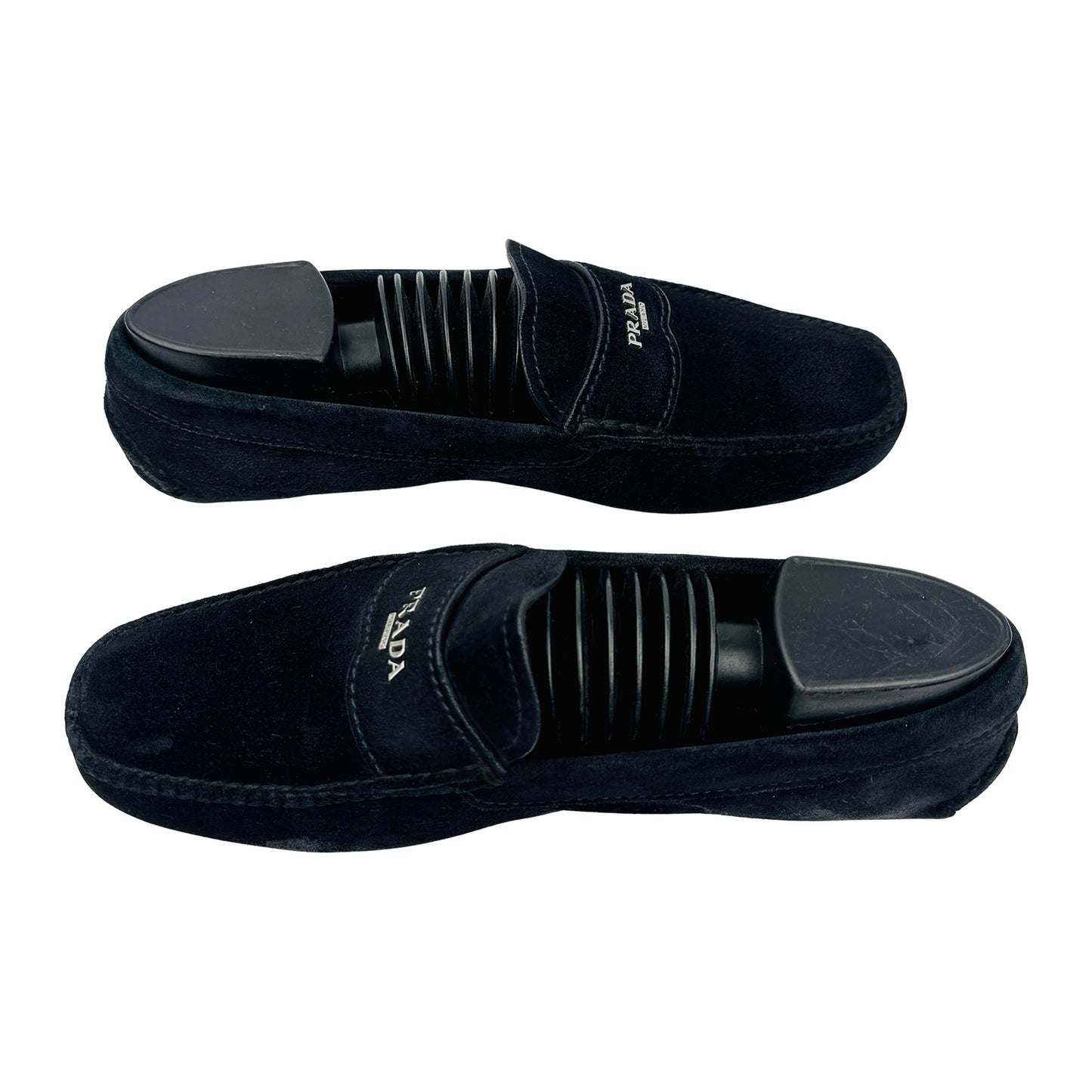 Prada Men's Black Suede Loafers (Size 42) - 2D2170