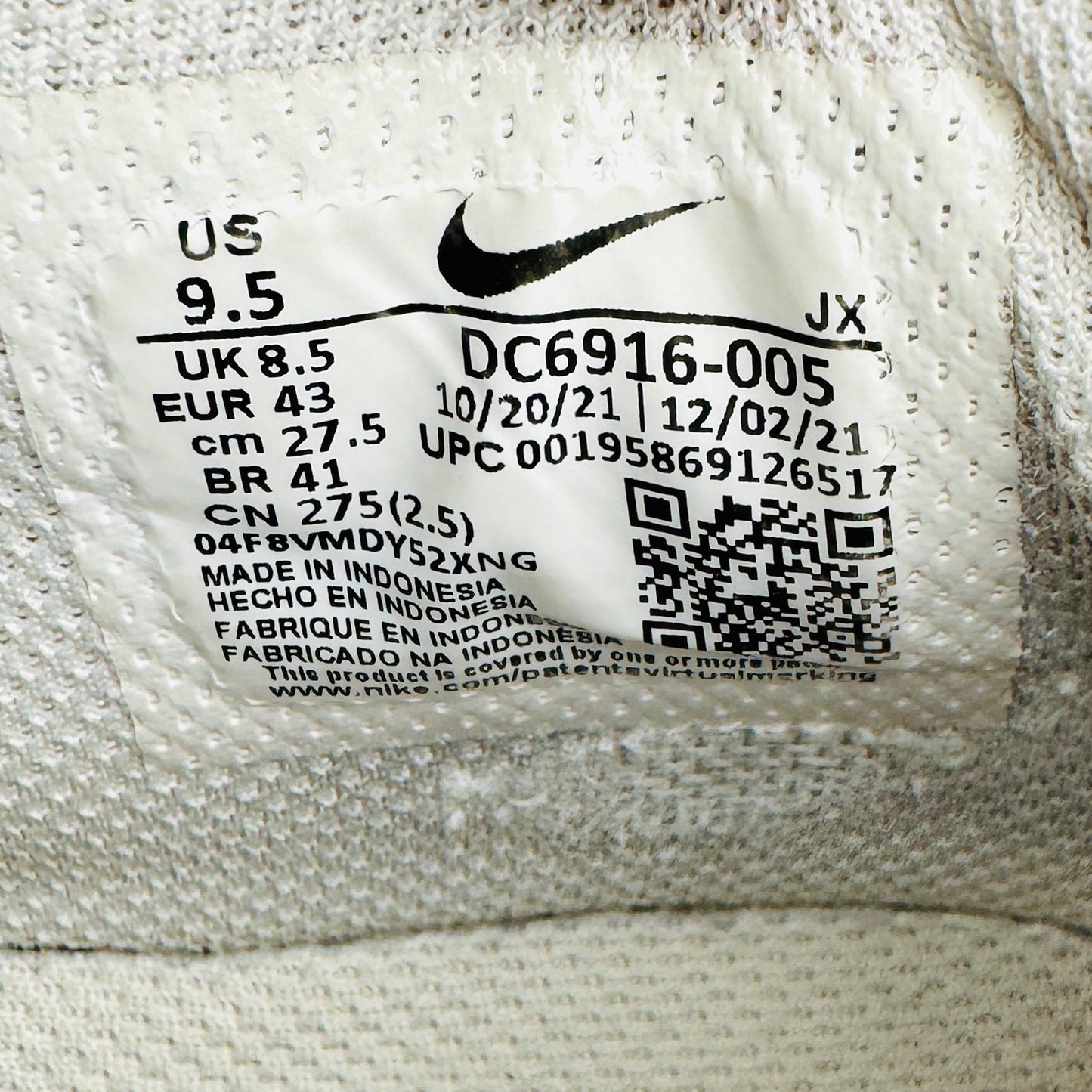 Nike Crater Remixa 'Photon Dust Phantom' Shoes (Size 43) - DC6916-005