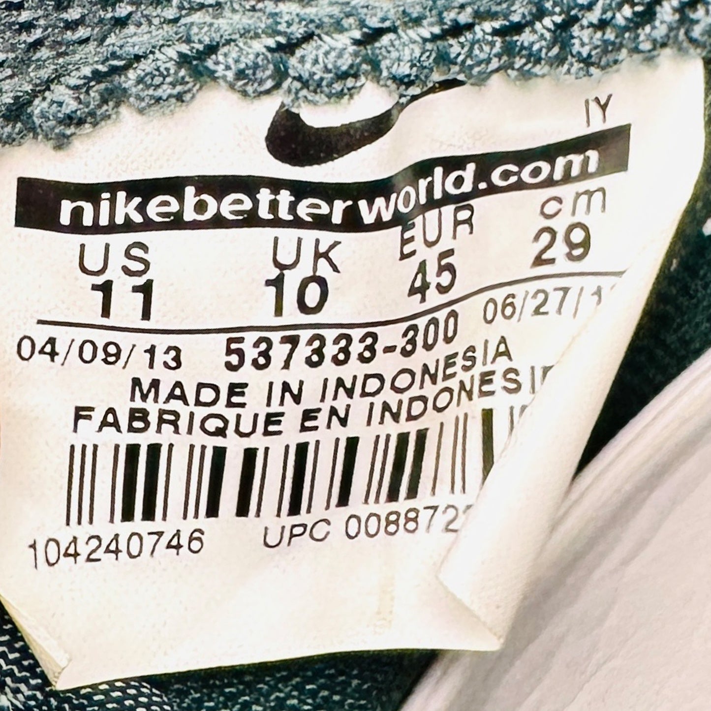 Nike Bruin Mid 'Forest Green' Sneakers (Size 45) - 537333-300