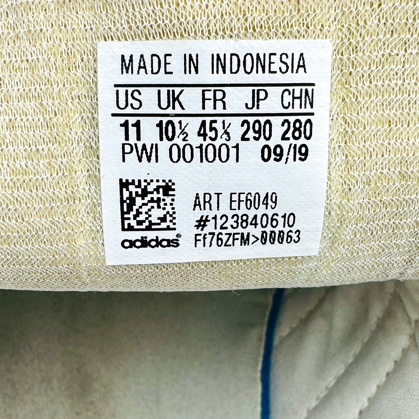 Adidas Team Court 'Cloud White' Sneakers (Size 45.5) - EF6049