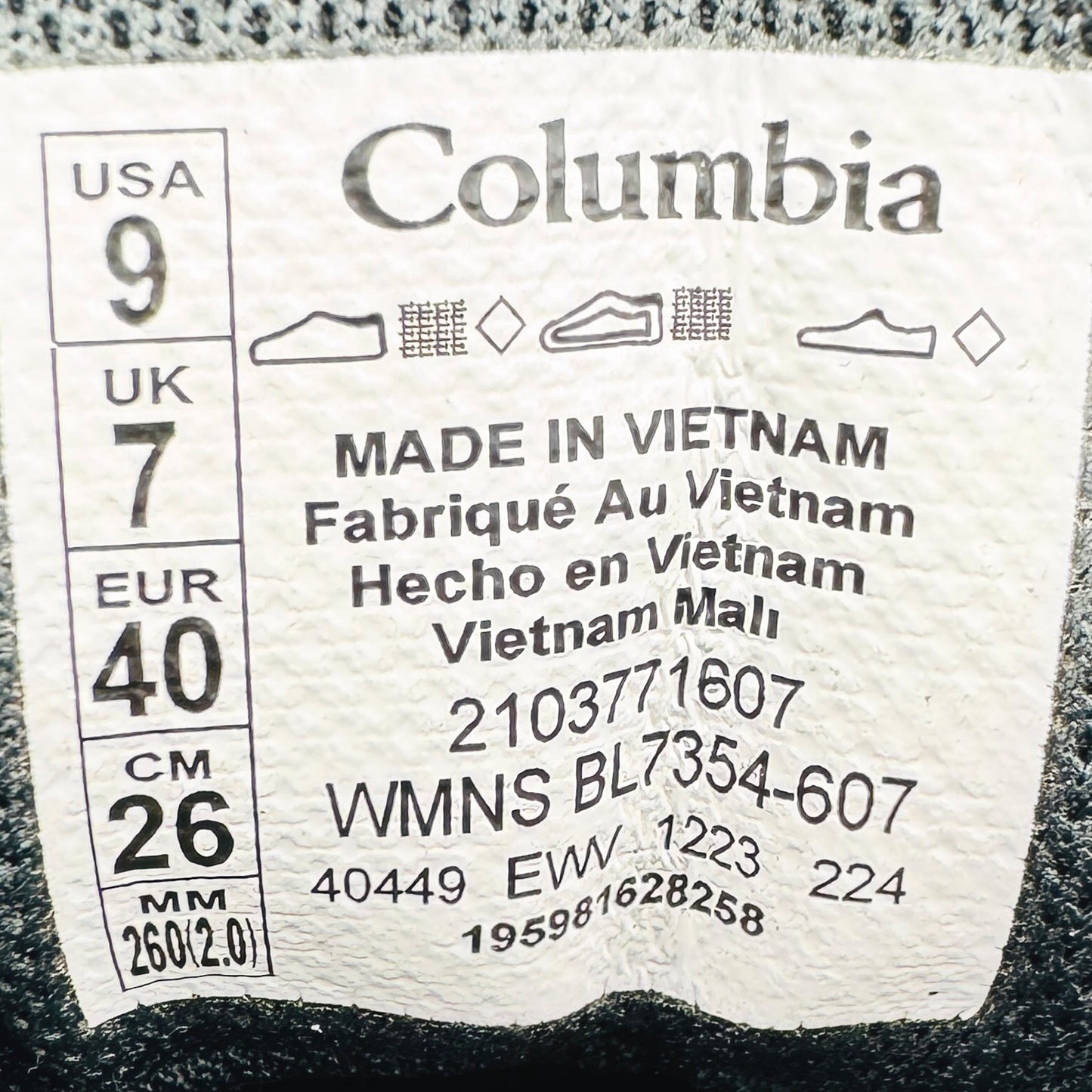 Columbia Konos TRS OutDry Shoes (Size 40) - BL7354-607