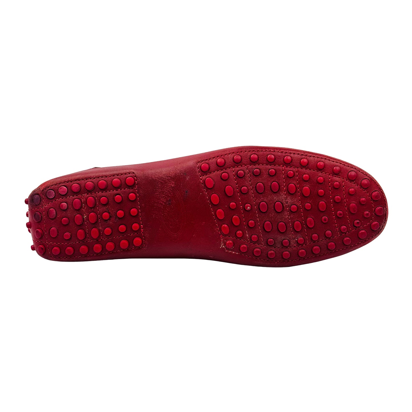 Tod's for Ferrari Gommino 'Red Black' Penny Loafers (Size 42/42.5)