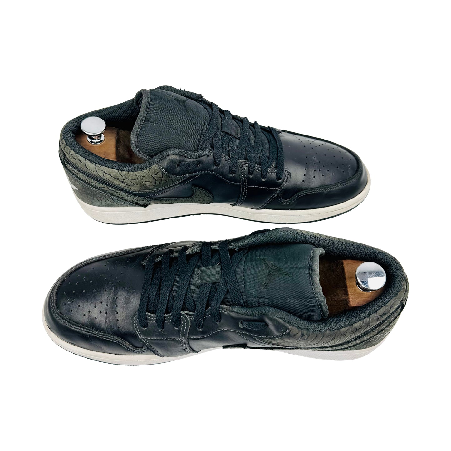 Nike Air Jordan 1 Low SE "Black Elephant" Sneakers (Size 46) - FB9907-001