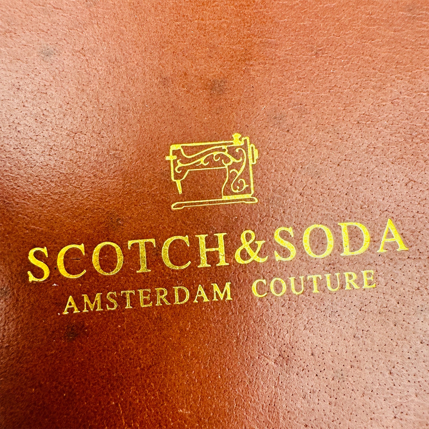 Scotch & Soda Amsterdam Couture Brown Flip Flops (Size 43)